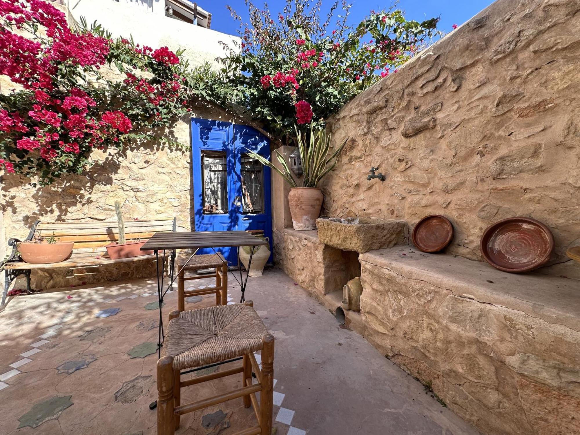 Casa Con Vistas Al Mar Y Patio De Buganvillas Aigues Esterno foto