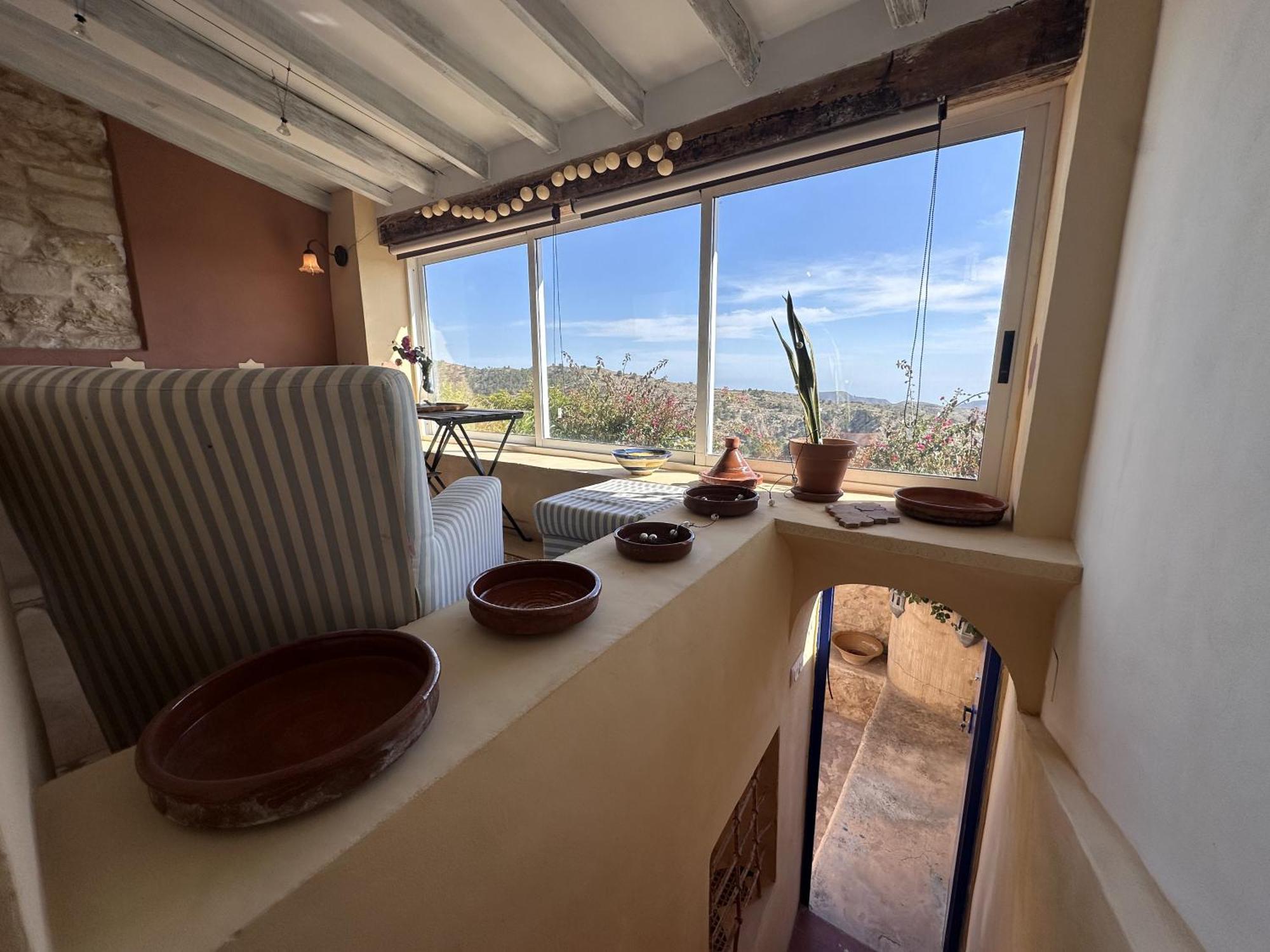 Casa Con Vistas Al Mar Y Patio De Buganvillas Aigues Esterno foto