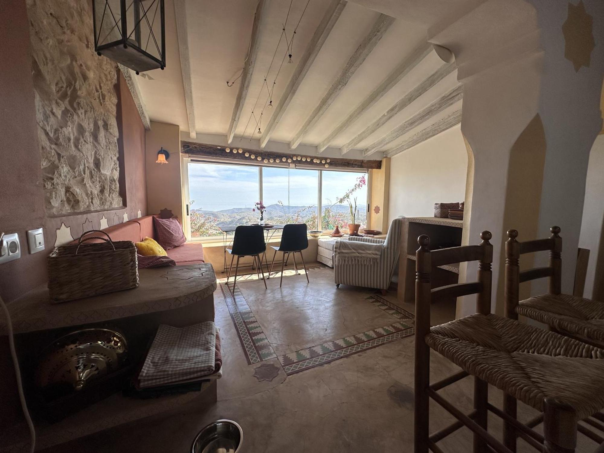 Casa Con Vistas Al Mar Y Patio De Buganvillas Aigues Esterno foto